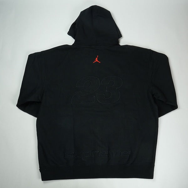 シュプリーム パーカー SUPREME シュプリーム ×Jordan 26SS Zip Up Hooded Sweatshirt Black