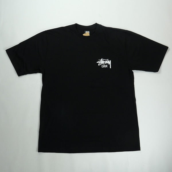 STUSSY ステューシー STOCK GUAM TEE BLACK グアム限定Tシャツ 黒 Size
