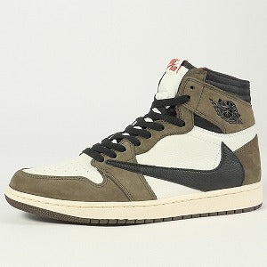 ナイキ　トラヴィススコット　エアジョーダン1 NIKE ナイキ ×TRAVIS SCOTT トラヴィス スコット AIR JORDAN エア
