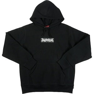 Supreme バンダナロゴ パーカー M 黒 シュプリーム バンダナ ボックスロゴ パーカー ブラック メンズ