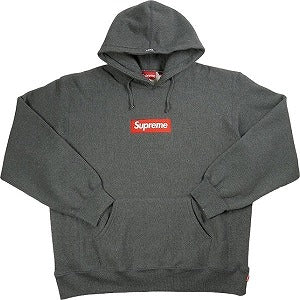 SUPREME シュプリーム 21AW Box Logo Hooded Sweatshirt Dark Charcoal BOXロゴパーカー チャコール Size 【M】 【新古品・未使用品】 20782186