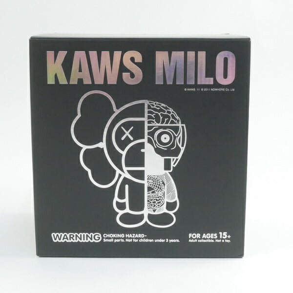 A BATHING APE ア ベイシング エイプ ×Original Fake オリジナルフェイク 11SS KAWS MILO 人体模型マイロフィギュア 黒 Size【フリー】 【新古品・未使用品】
