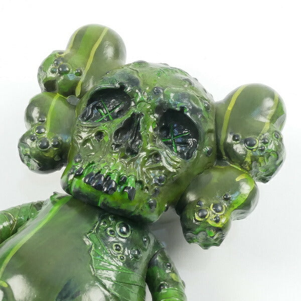 KAWS カウズ ×MEDICOM TOY メディコム トイ COMPANION PUSHEAD VERSION パスヘッド OriginalFake限定 フィギュア 緑 Size【フリー】 【中古品-良い】【中古】