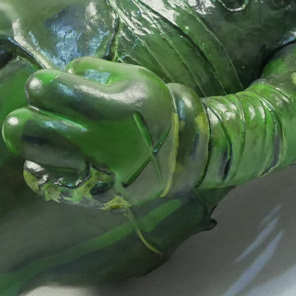 KAWS カウズ ×MEDICOM TOY メディコム トイ COMPANION PUSHEAD VERSION パスヘッド OriginalFake限定 フィギュア 緑 Size【フリー】 【中古品-良い】【中古】