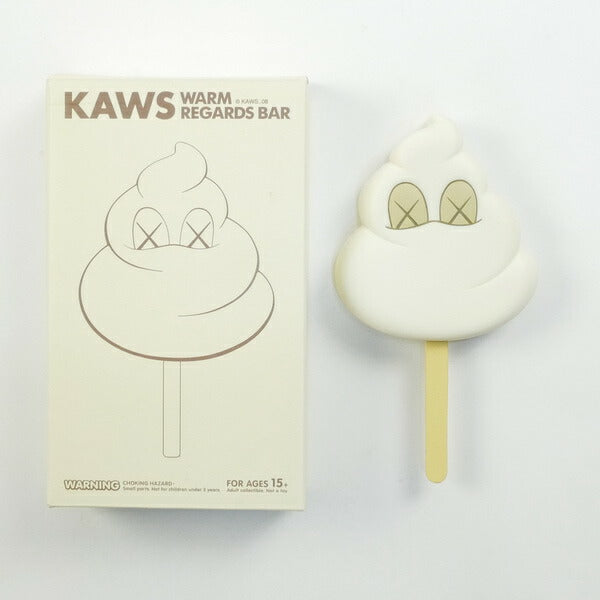 KAWS カウズ ×MEDICOM TOY WARM REGARDS BAR フィギュア 白 Size【フリー】 【中古品-非常に良い】【中古】