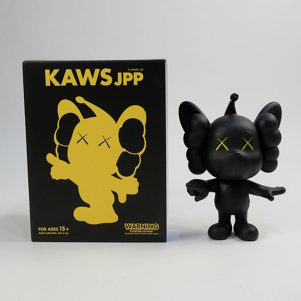 KAWS カウズ ×MEDICOM TOY VCD KAWS JPPフィギュア 黒 Size【フリー】 【中古品-非常に良い】【中古】