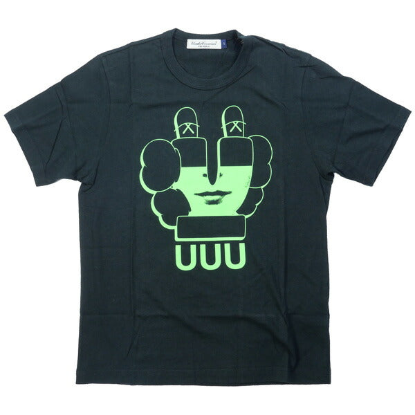 UNDERCOVER アンダーカバー ×KAWS UUUロゴプリントTシャツ 黒 Size【1】 【新古品・未使用品】