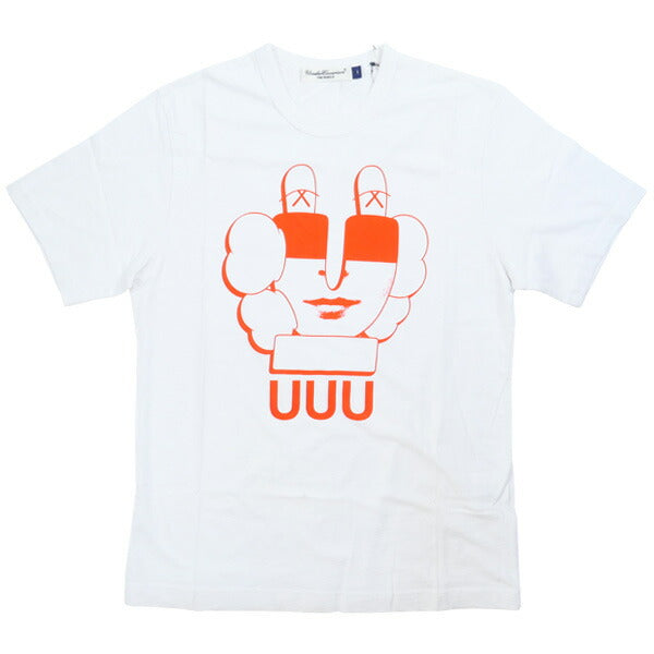 UNDERCOVER アンダーカバー ×KAWS UUUロゴプリントTシャツ 白 Size【1】 【新古品・未使用品】