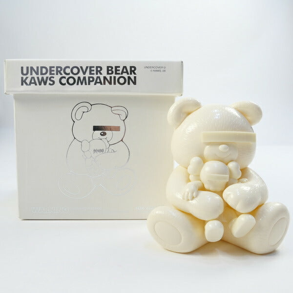 KAWS カウズ ×MEDICOM TOY×UNDERCOVER BEAR KAWS COMPANION ベアー フィギュア 白 Size【フリー】 【新古品・未使用品】