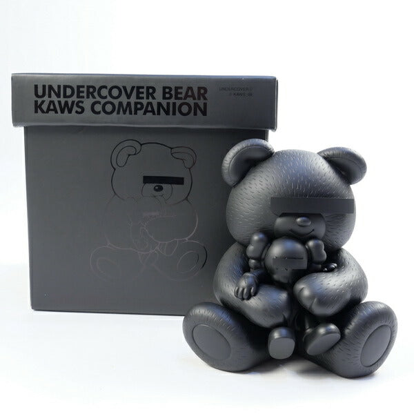 KAWS カウズ ×MEDICOM TOY×UNDERCOVER BEAR KAWS COMPANION ベアー フィギュア 黒 Size【フリー】 【新古品・未使用品】