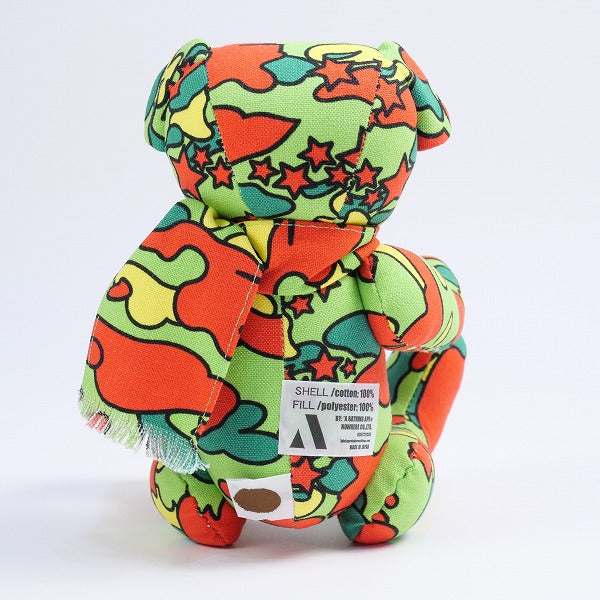 A BATHING APE ア ベイシング エイプ Psyche Camo Bape Bear サイケサル迷彩柄ベアー マルチ Size【フリー】 【新古品・未使用品】