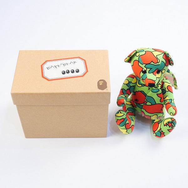 A BATHING APE ア ベイシング エイプ Psyche Camo Bape Bear サイケサル迷彩柄ベアー マルチ Size【フリー】 【新古品・未使用品】