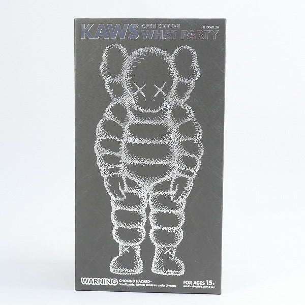 KAWS カウズ ×MEDICOM TOY メディコムトイ WHAT PARTY フィギュア 黒 Size【フリー】 【新古品・未使用品】