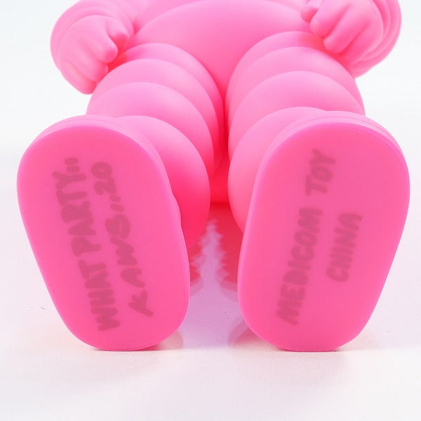 KAWS カウズ ×MEDICOM TOY メディコムトイ WHAT PARTY フィギュア ピンク Size【フリー】 【新古品・未使用品】