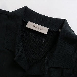 Fear of God フィアーオブゴッド ESSENTIALS LS POLO STRETCH LIMO ポロ長袖シャツ 黒 Size 【M】 【新古品・未使用品】 20753638