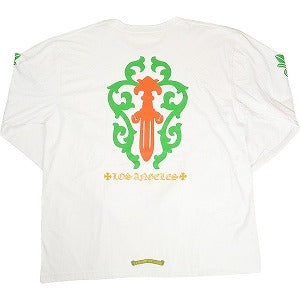 CHROME HEARTS クロム・ハーツ CH Red-green Dagger LOS ANGELS限定 ロンT 白 Size 【XXL】 【中古品-非常に良い】 20762327