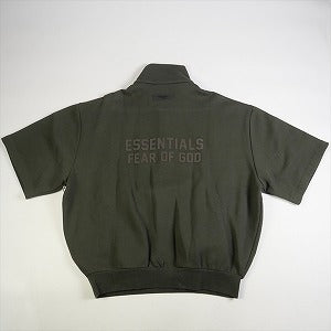 Fear of God フィアーオブゴッド ESSENTIALS Off black HALF ZIP 3/4 SLEEVE SHIRT ハーフジップ 黒 Size 【S】 【新古品・未使用品】 20763133