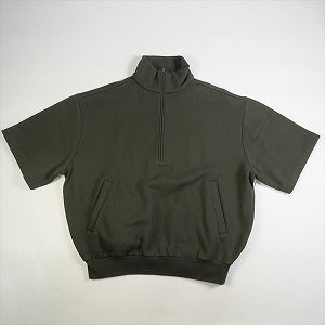 Fear of God フィアーオブゴッド ESSENTIALS Off black HALF ZIP 3/4 SLEEVE SHIRT ハーフジップ 黒 Size 【S】 【新古品・未使用品】 20763133