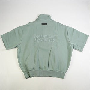 Fear of God フィアーオブゴッド ESSENTIALS Sycamore HALF ZIP 3/4 SLEEVE SHIRT ハーフジップ 水色 Size 【S】 【新古品・未使用品】 20763179