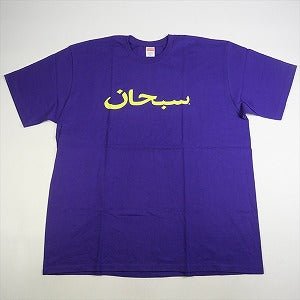 Size【M】 SUPREME シュプリーム 23SS Arabic Tee Tシャツ 紫 【新古品・未使用品】 20764460【SALE】