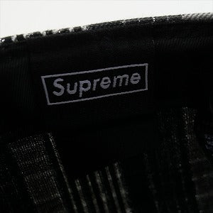 SUPREME シュプリーム 23SS Metallic Plaid S Logo New Era ニューエラキャップ 黒 Size 【7　3/8(M)】 【新古品・未使用品】 20764820