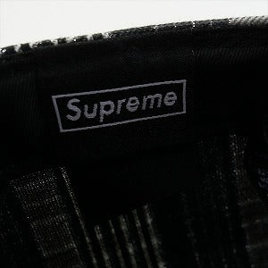 SUPREME シュプリーム 23SS Metallic Plaid S Logo New Era Cap キャップ 黒 Size 【7　3/8(M)】 【新古品・未使用品】 20765058