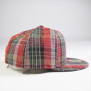 SUPREME シュプリーム 23SS Metallic Plaid S Logo New Era Cap キャップ 赤 Size 【7　3/8(M)】 【新古品・未使用品】 20765093