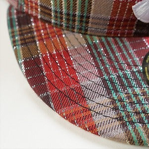 SUPREME シュプリーム 23SS Metallic Plaid S Logo New Era Cap キャップ 赤 Size 【7　3/8(M)】 【新古品・未使用品】 20765093