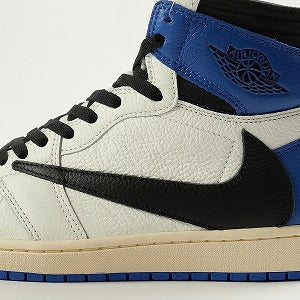 NIKE ナイキ ×Fragment Design ×TRAVIS SCOTT AIR JORDAN 1 RETRO HIGH OG SP DH3227-105 スニーカー 白青 Size 【28.0cm】 【新古品・未使用品】 20765287