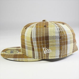 SUPREME シュプリーム 23SS Metallic Plaid S Logo New Era Cap キャップ 茶 Size 【7　3/8(M)】 【新古品・未使用品】 20765340