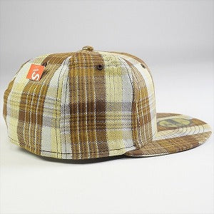 SUPREME シュプリーム 23SS Metallic Plaid S Logo New Era Cap キャップ 茶 Size 【7　3/8(M)】 【新古品・未使用品】 20765340