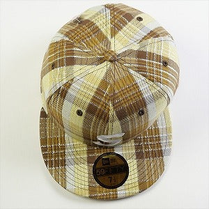 SUPREME シュプリーム 23SS Metallic Plaid S Logo New Era Cap キャップ 茶 Size 【7　3/8(M)】 【新古品・未使用品】 20765340