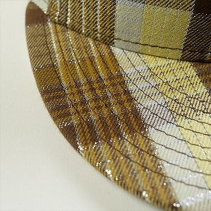 SUPREME シュプリーム 23SS Metallic Plaid S Logo New Era Cap キャップ 茶 Size 【7　3/8(M)】 【新古品・未使用品】 20765340