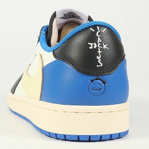 NIKE ナイキ ×Fragment Design ×TRAVIS SCOTT AIR JORDAN 1 LOW OG SP DM7866-140 スニーカー 青 Size 【27.0cm】 【中古品-ほぼ新品】 20765434