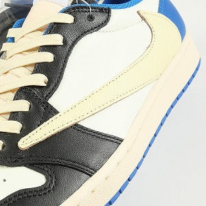 NIKE ナイキ ×Fragment Design ×TRAVIS SCOTT AIR JORDAN 1 LOW OG SP DM7866-140 スニーカー 青 Size 【27.0cm】 【中古品-ほぼ新品】 20765434