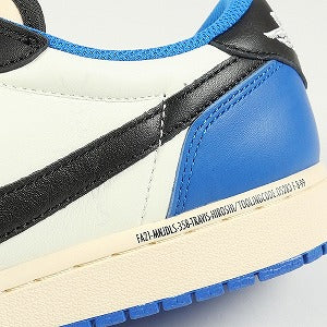 NIKE ナイキ ×Fragment Design ×TRAVIS SCOTT AIR JORDAN 1 LOW OG SP DM7866-140 スニーカー 青 Size 【27.0cm】 【中古品-ほぼ新品】 20765434