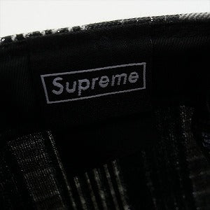 SUPREME シュプリーム 23SS Metallic Plaid S Logo New Era Cap キャップ 黒 Size 【7　1/4(S)】 【新古品・未使用品】 20765444