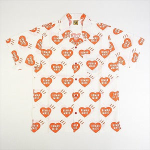 HUMAN MADE ヒューマンメイド 23SS HEART ALOHA SHIRTS アロハシャツ 白赤 Size 【M】 【新古品・未使用品】 20766494