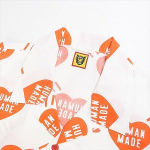 HUMAN MADE ヒューマンメイド 23SS HEART ALOHA SHIRTS アロハシャツ 白赤 Size 【M】 【新古品・未使用品】 20766494