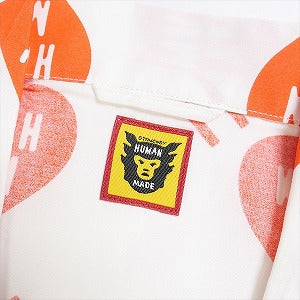HUMAN MADE ヒューマンメイド 23SS HEART ALOHA SHIRTS アロハシャツ 白赤 Size 【M】 【新古品・未使用品】 20766494