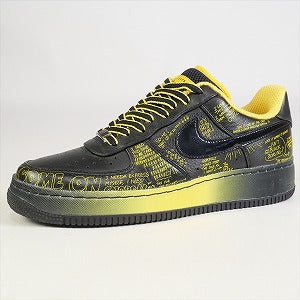 Size【27.0cm】 NIKE ナイキ ×Busy P AIR FORCE 1 SPRM I/O '08 LAF LIVESTRONG 378367-001 スニーカー 黒黄 【中古品-ほぼ新品】 20767136【SALE】