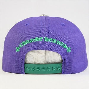 CHROME HEARTS クロム・ハーツ HAT 5 PNL CAP BSBL PURPLE/GREEN ベースボールキャップ 紫 Size 【フリー】 【新古品・未使用品】 20768785