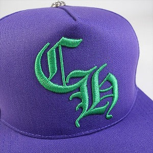 CHROME HEARTS クロム・ハーツ HAT 5 PNL CAP BSBL PURPLE/GREEN ベースボールキャップ 紫 Size 【フリー】 【新古品・未使用品】 20768785