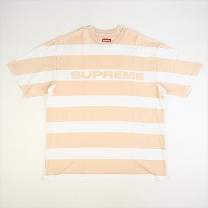 SUPREME シュプリーム 21SS Printed Stripe S/S Top Tシャツ ライトピンク Size 【S】 【中古品-良い】 20769548