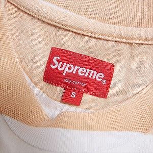 SUPREME シュプリーム 21SS Printed Stripe S/S Top Tシャツ ライトピンク Size 【S】 【中古品-良い】 20769548