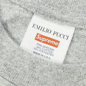 SUPREME シュプリーム ×Emilio Pucci エミリオ プッチ 21SS Box Logo Tee Grey/Pink Tシャツ 灰 Size 【L】 【新古品・未使用品】 20770926