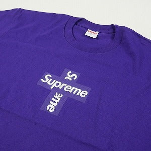 SUPREME シュプリーム 20AW Cross Box Logo Tee Purple Tシャツ 紫 Size 【XL】 【新古品・未使用品】 20771474