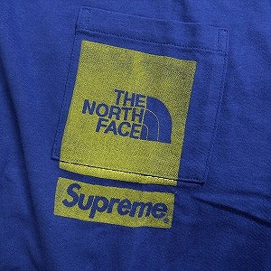SUPREME シュプリーム ×THE NORTH FACE 23SS Printed Pocket Tee Navy Tシャツ 紺 Size 【M】 【新古品・未使用品】 20771753