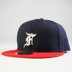 Fear of God フィアーオブゴッド ×NEW ERA Essentials Classic Collection Cap Atlanta Braves Navy Red キャップ 紺 Size 【7　1/2】 【新古品・未使用品】 20772313