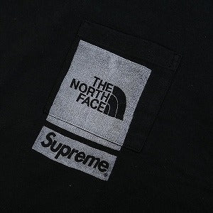 SUPREME シュプリーム ×THE NORTH FACE 23SS Printed Pocket Tee Black Tシャツ 黒 Size 【L】 【新古品・未使用品】 20772330